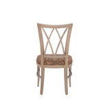 Andes Chair Natural Flwr Set Of 2