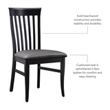 Styers Chair Black Set Of 2