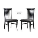 Styers Chair Black Set Of 2