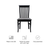 Styers Chair Black Set Of 2