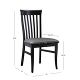 Styers Chair Black Set Of 2