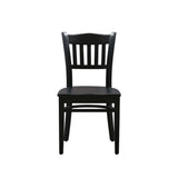 Overby Chair Wood Seat Black Set Of 2