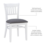 Overby Chair White Set of 2