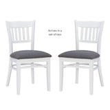 Overby Chair White Set of 2