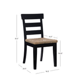 Eliza Dining Chair Black Set Of 2