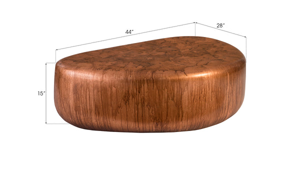 Wedge Coffee Table, Von Braun Finish
