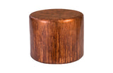 Button End Table, Von Braun Finish