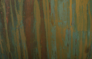 Wedge End Table, Lichen Finish