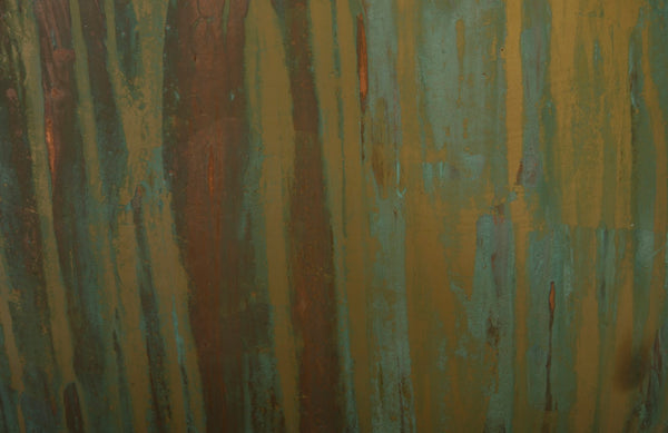 Wedge End Table, Lichen Finish