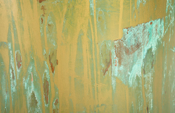 Button End Table, Lichen Finish