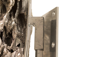 Stalagmite Wall Art Chrome, Set of 3,  Assorted Size and Shape