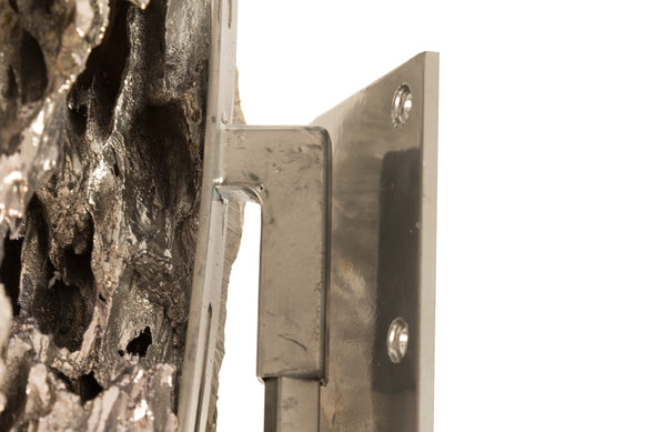 Stalagmite Wall Art Chrome, Set of 3,  Assorted Size and Shape