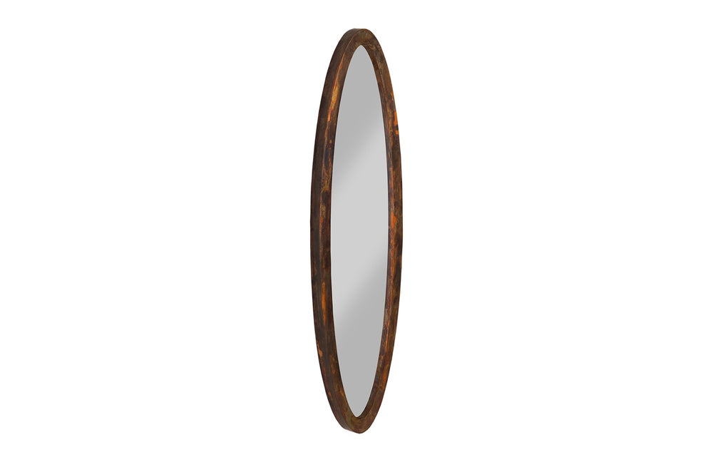 Elliptical Oval Mirror, Small, Posh