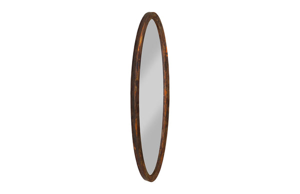 Elliptical Oval Mirror, Small, Posh
