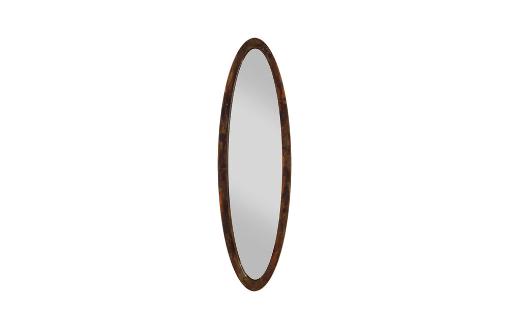 Elliptical Oval Mirror, Small, Posh