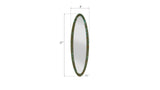 Elliptical Oval Mirror, Small, Lichen