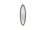 Elliptical Oval Mirror, Small, Lichen