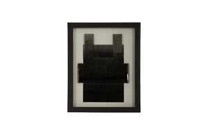 Armor Vest Illuminated Wall Art, Plated Black Nickel, LED, Shadowbox