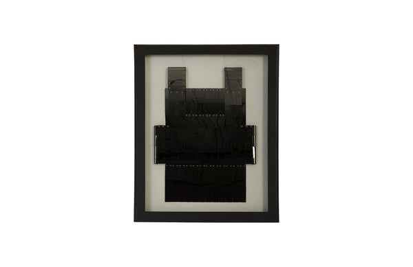 Armor Vest Illuminated Wall Art, Plated Black Nickel, LED, Shadowbox