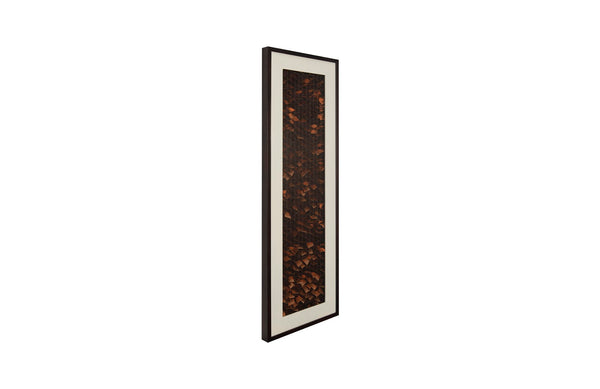 Flicker Wall Art, Rectangle, Black/Copper