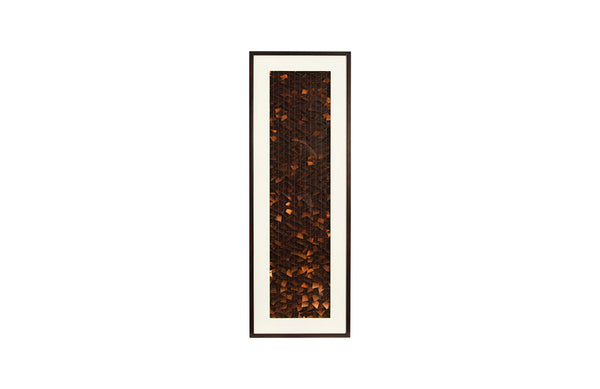 Flicker Wall Art, Rectangle, Black/Copper