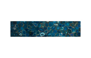 Agate Console Table, Stainless Steel Base