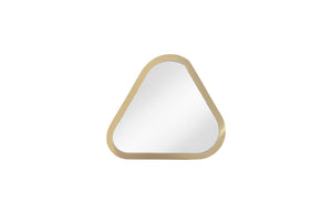 Pebble Mirrors, Set of 4, Brushed Brass