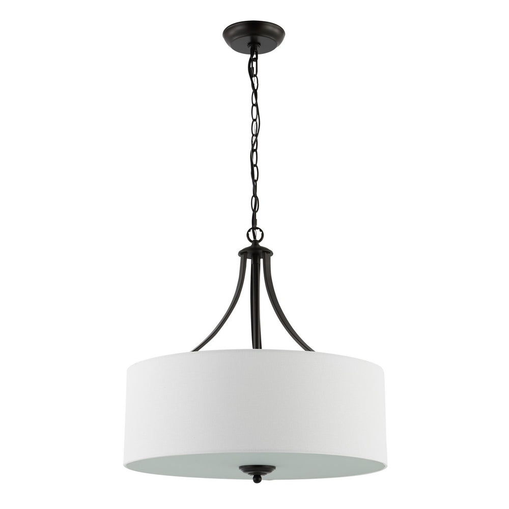 Safavieh Burnett Chandelier Oil Rubbed Bronze Iron
 Fabric 
Glass CHA4020A