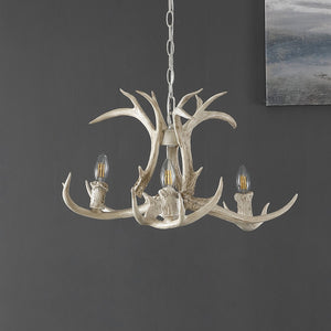 Safavieh Cenwyn Chandelier Antique White Metal / Resin CHA4028A