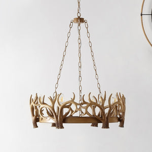 Safavieh Duriel Chandelier Antique White Metal / Resin CHA4032A