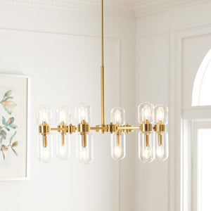 Safavieh Darragh Chandelier Gold Steel CHA7001A