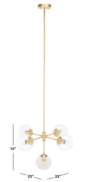Safavieh Camaria Chandelier Gold Steel CHA7002A