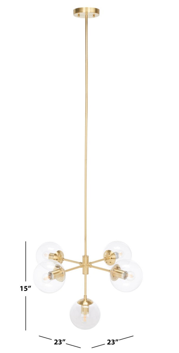 Safavieh Camaria Chandelier Gold Steel CHA7002A