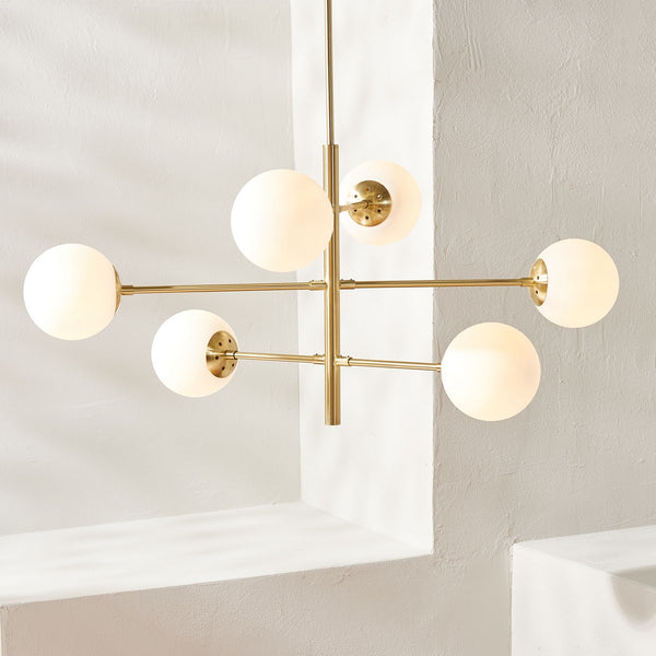 Safavieh Bassett Chandelier Gold Steel CHA7003A