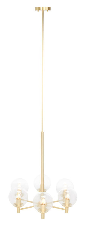 Safavieh Jayde Chandelier Antique Brass Steel CHA7005A