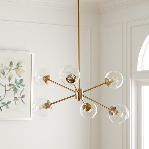 Safavieh Cantori Chandelier Gold Steel CHA7008A