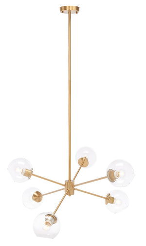 Safavieh Cantori Chandelier Gold Steel CHA7008A