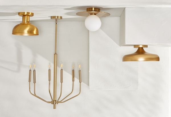 Safavieh Eirene Chandelier Antique Brass Iron CHA7011A