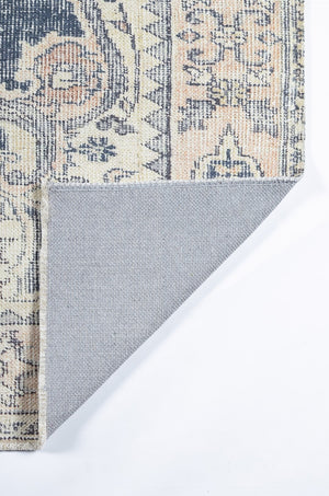 Momeni Chandler CHN-6 Machine Made Traditional Medallion Indoor Area Rug Navy 9'6" x 12'6" CHANDCHN-6NVY96C6