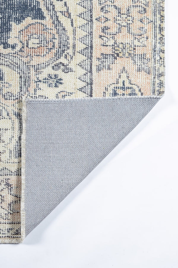 Momeni Chandler CHN-6 Machine Made Traditional Medallion Indoor Area Rug Navy 9'6" x 12'6" CHANDCHN-6NVY96C6