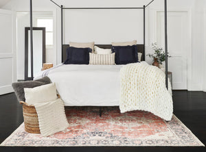 Momeni Chandler CHN-7 Machine Made Traditional Oriental Indoor Area Rug Rust 9'6" x 12'6" CHANDCHN-7RST96C6