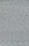 Momeni Charles CHR-1 Hand Tufted Contemporary Zig Zag Indoor Area Rug Denim 9' x 12' CHARSCHR-1DNM90C0