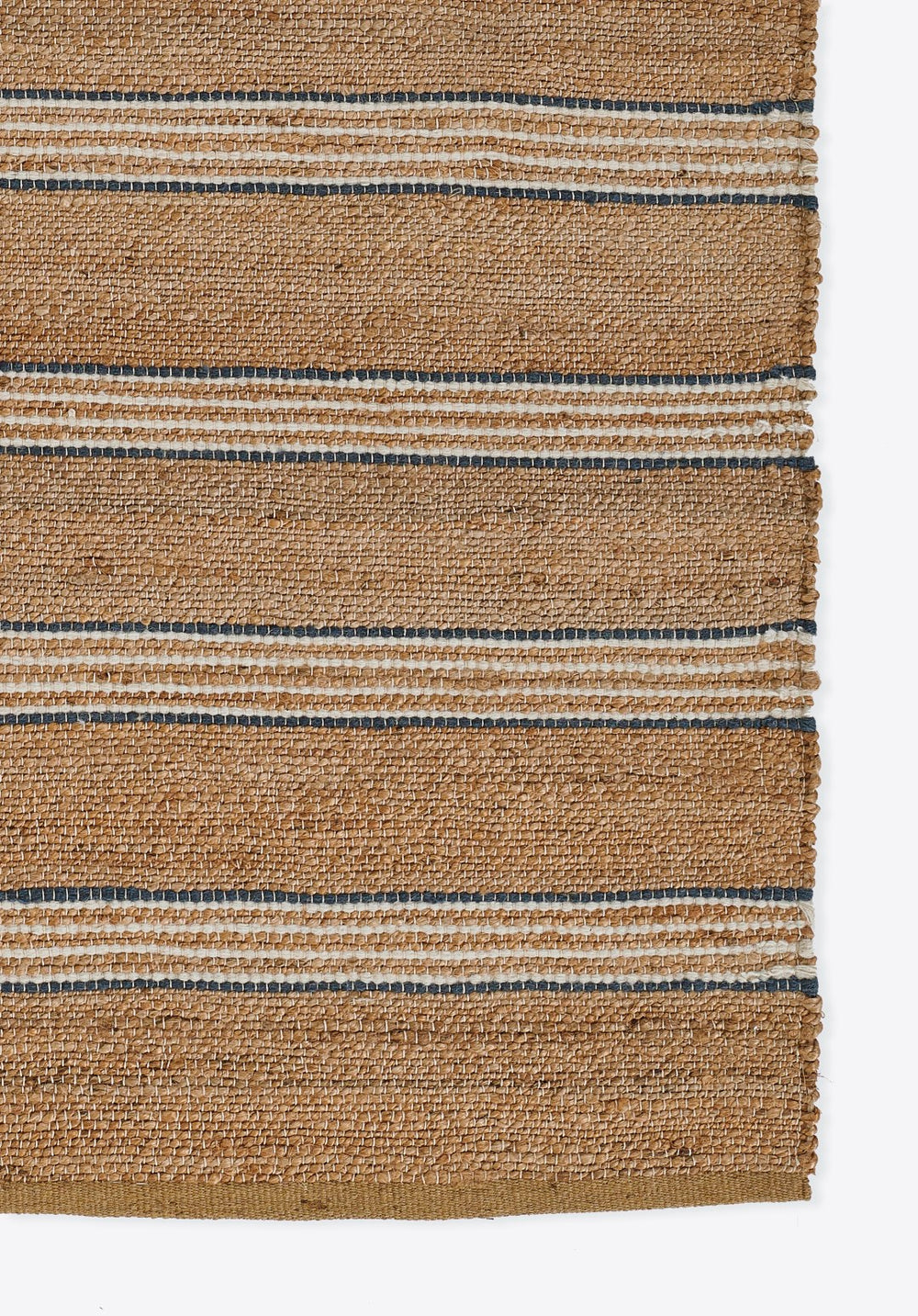 Momeni Erin Gates Chestnut CHS-1 Hand Woven Contemporary Striped Indoor Area Rug Blue 10' x 14' CHESTCHS-1BLUA0E0