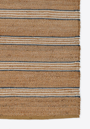 Momeni Erin Gates Chestnut CHS-1 Hand Woven Contemporary Striped Indoor Area Rug Blue 10' x 14' CHESTCHS-1BLUA0E0