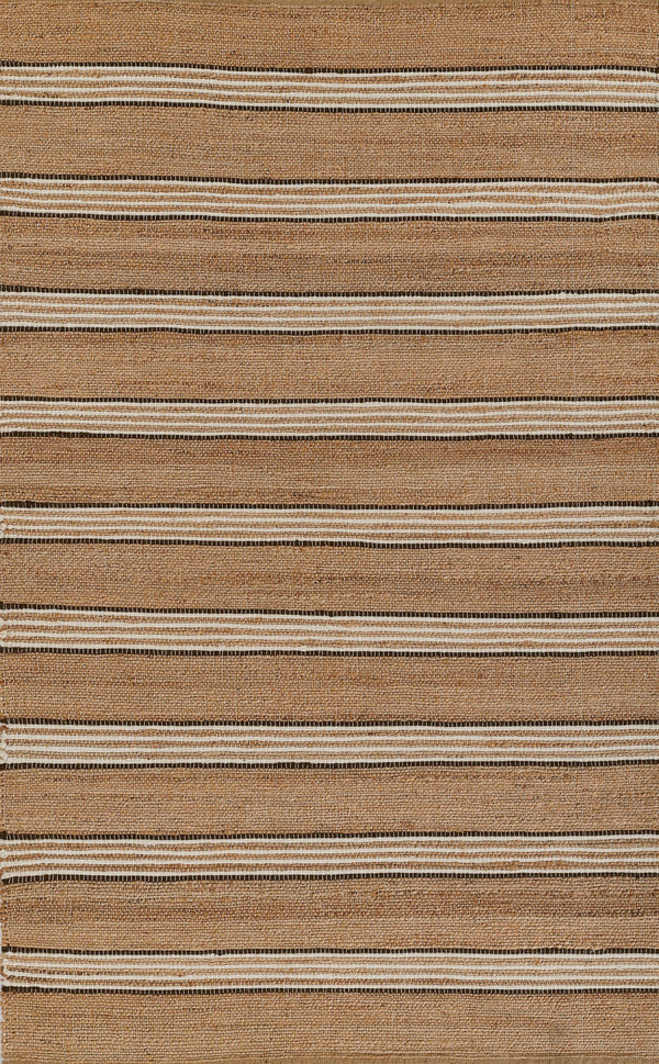 Momeni Erin Gates Chestnut CHS-1 Hand Woven Contemporary Striped Indoor Area Rug Brown 10' x 14' CHESTCHS-1BRNA0E0