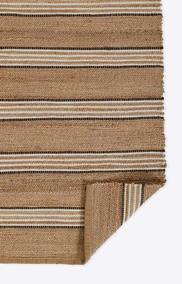 Momeni Erin Gates Chestnut CHS-1 Hand Woven Contemporary Striped Indoor Area Rug Brown 10' x 14' CHESTCHS-1BRNA0E0
