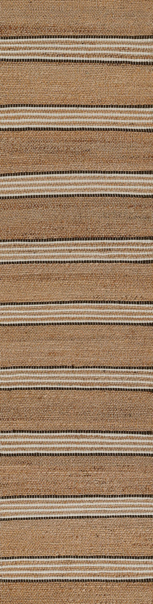 Momeni Erin Gates Chestnut CHS-1 Hand Woven Contemporary Striped Indoor Area Rug Brown 10' x 14' CHESTCHS-1BRNA0E0
