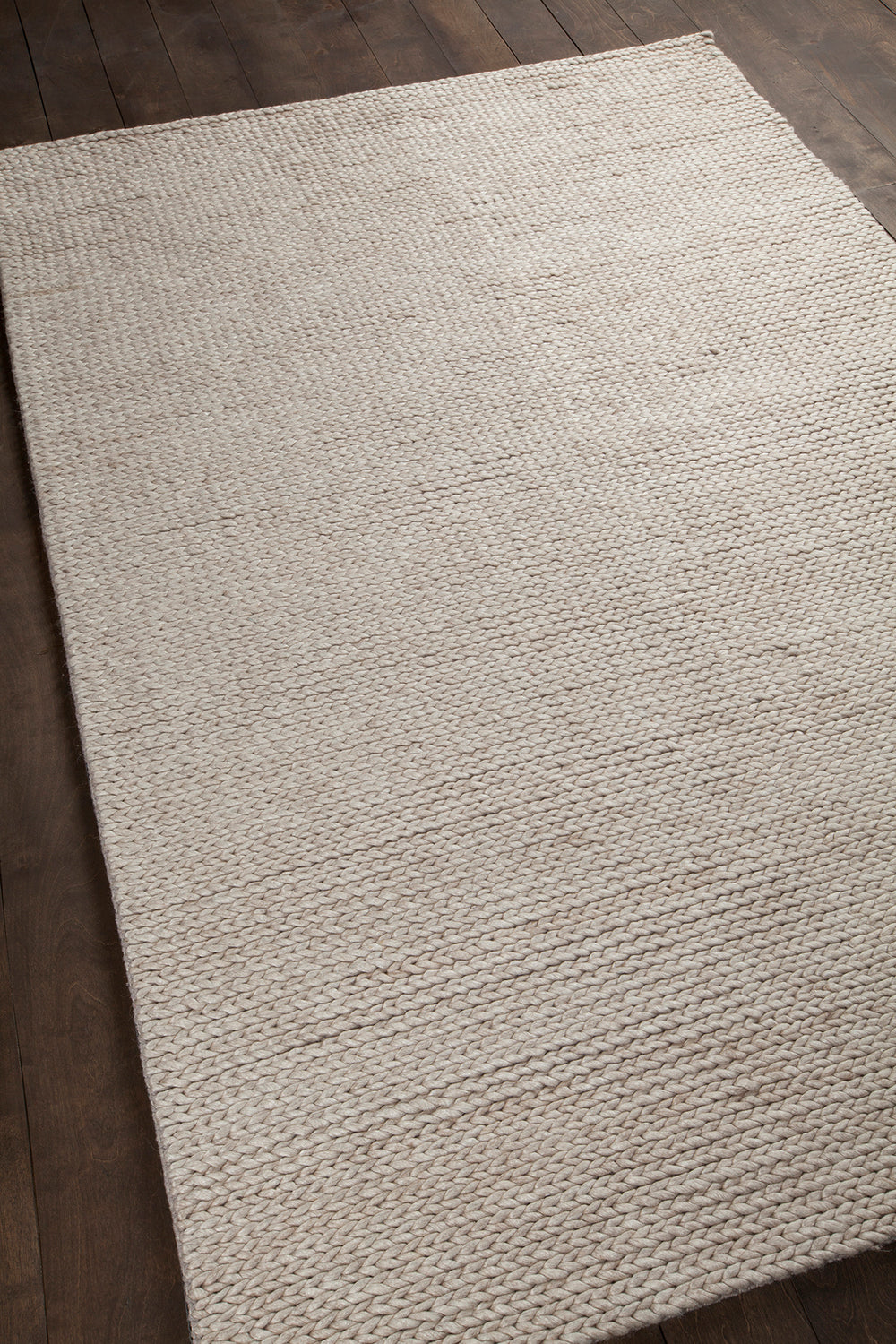Chandra Rugs Chloe 70% Wool + 30% Viscose Hand-Woven Contemporary Rug Beige 9' x 13'