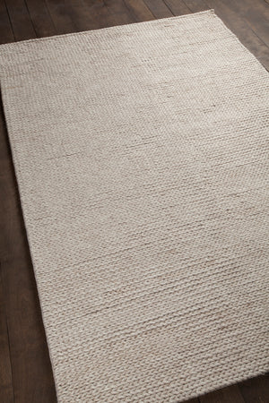 Chandra Rugs Chloe 70% Wool + 30% Viscose Hand-Woven Contemporary Rug Beige 9' x 13'