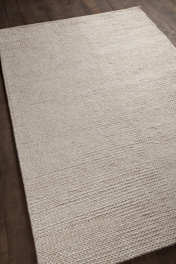 Chandra Rugs Chloe 70% Wool + 30% Viscose Hand-Woven Contemporary Rug Beige 9' x 13'